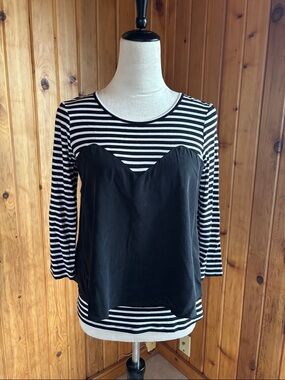 BCBGMAXAZRIA Striped Top